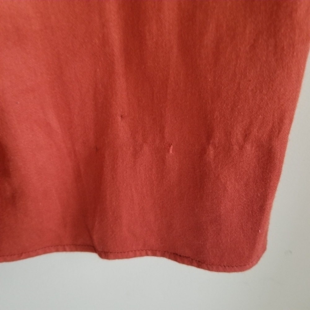 Anthropologie ATSU High Waist Pleated Shirt Rust Button Zip Back Size XS - Picture 9 of 14